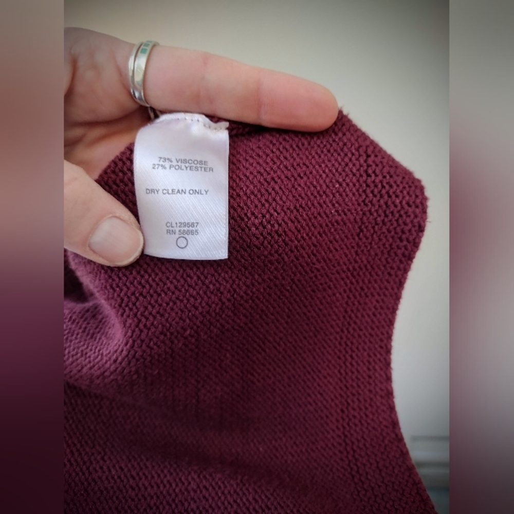 Perfect Condition Classiques Entier Button Front Sweater w/ Bell Sleeves, Medium - Picture 11 of 12